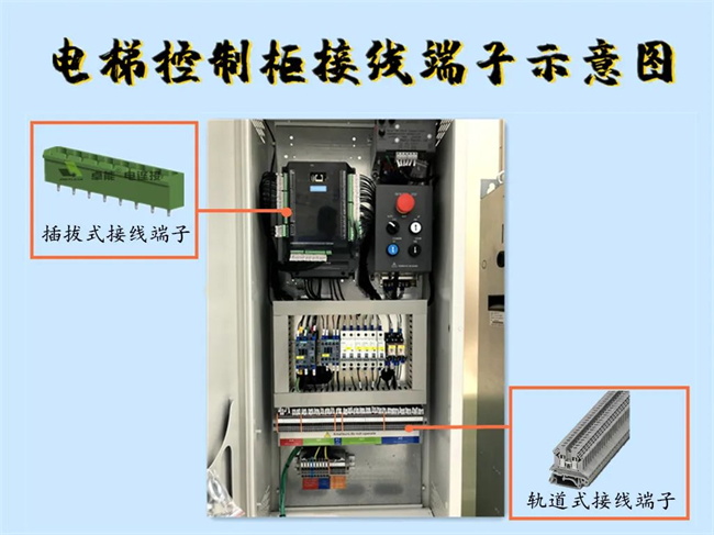 電梯控製櫃接線端子實例